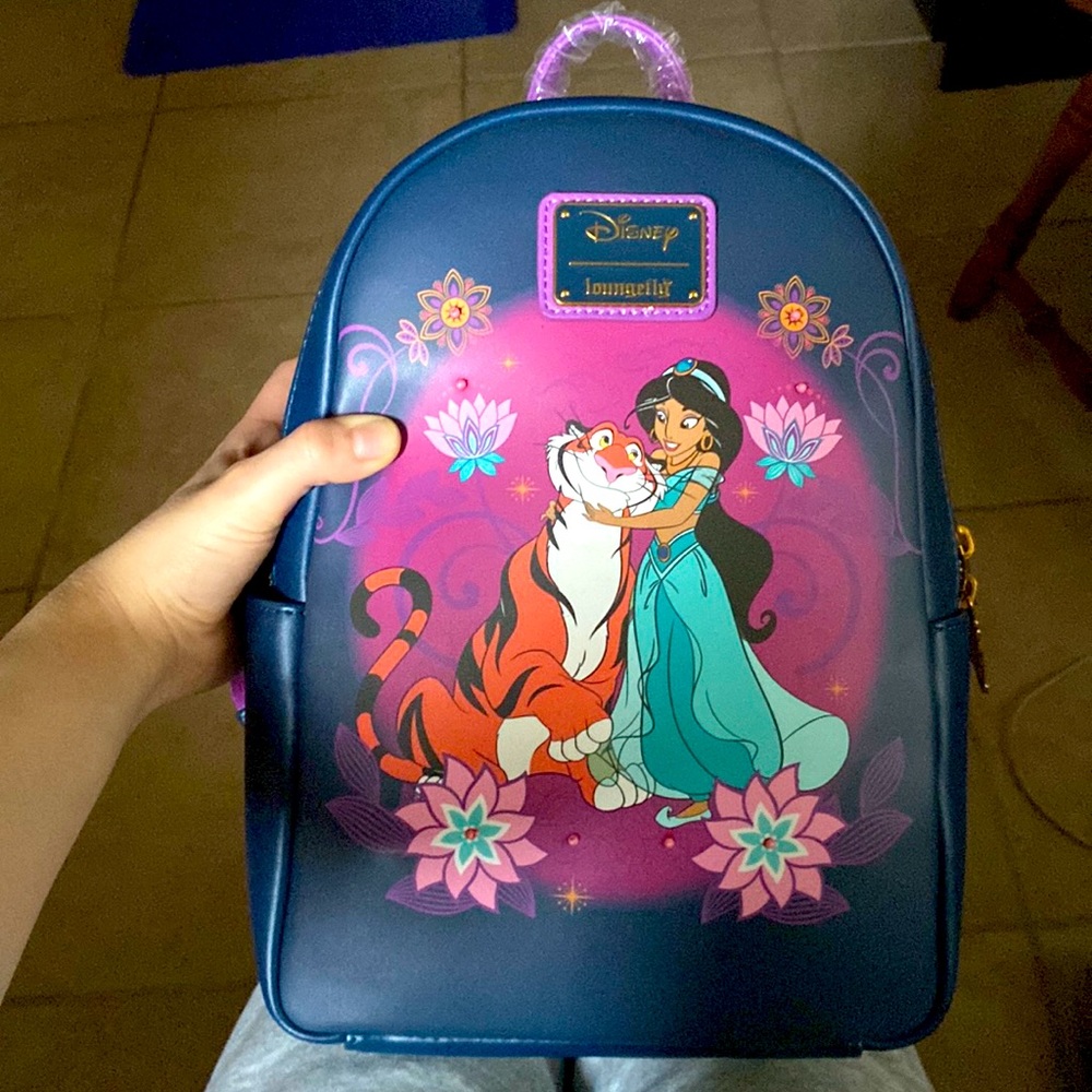 original loungefly/Disney princess mini backpack. Princess jasmine
